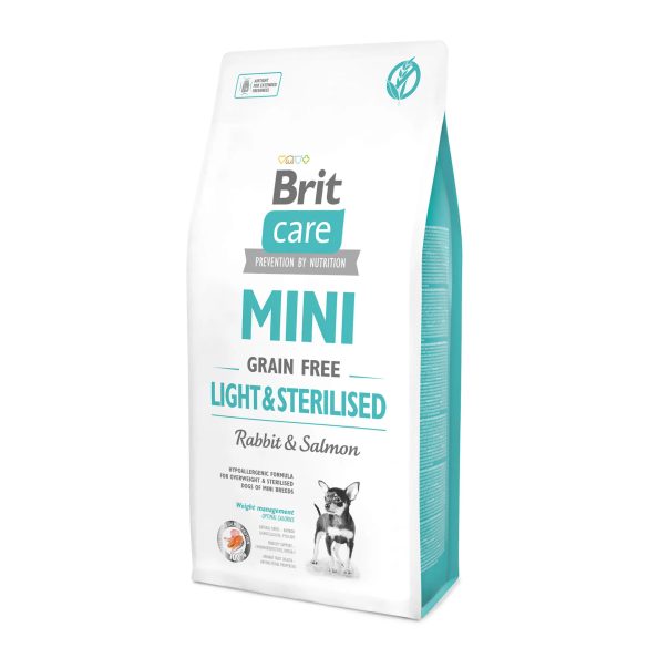 Brit Care Mini - Light & Sterilised - Nyúl & Lazac 7 kg
