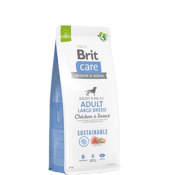 Brit Care - Adult Large Breed - Csirke & Rovar 3 kg