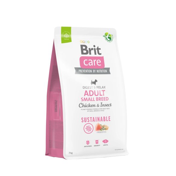 Brit Care - Adult Small Breed - Csirke & Rovar 7 kg
