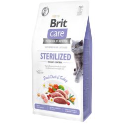 Brit Care - Sterilized - Weight Controll Kacsa & Pulyka 400g