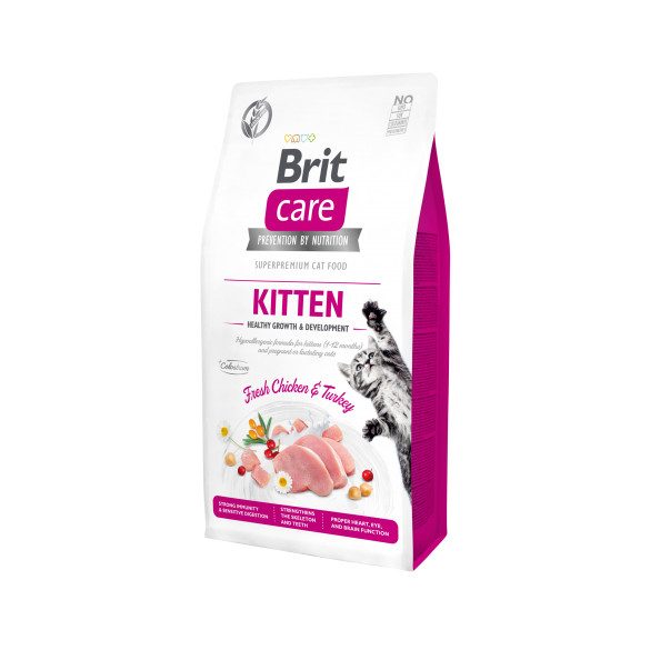 Brit Care Cat KITTEN CSIRKE & PULYKA 400 g
