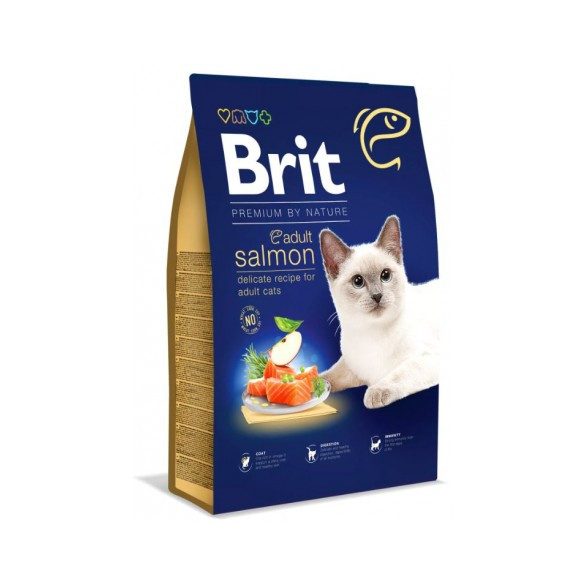 Brit Premium Cat - Adult - Lazac 8 kg