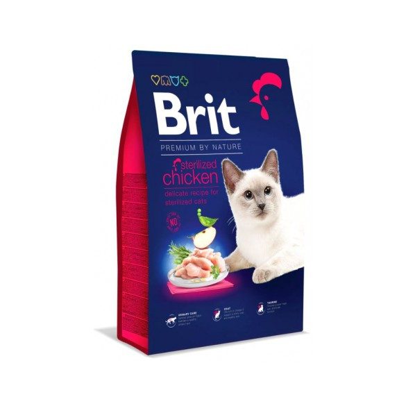 Brit Premium by Nature Cat - Sterilized - Csirke 1,5 kg