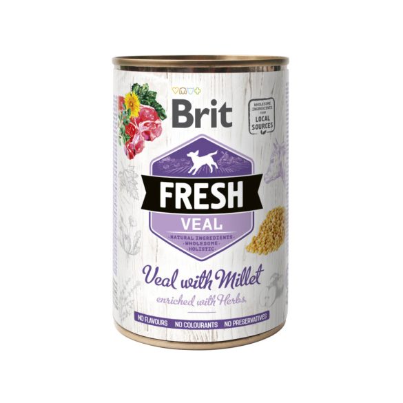 Brit Fresh konzerv 6x400 g BORJÚHÚS KÖLESSEL
