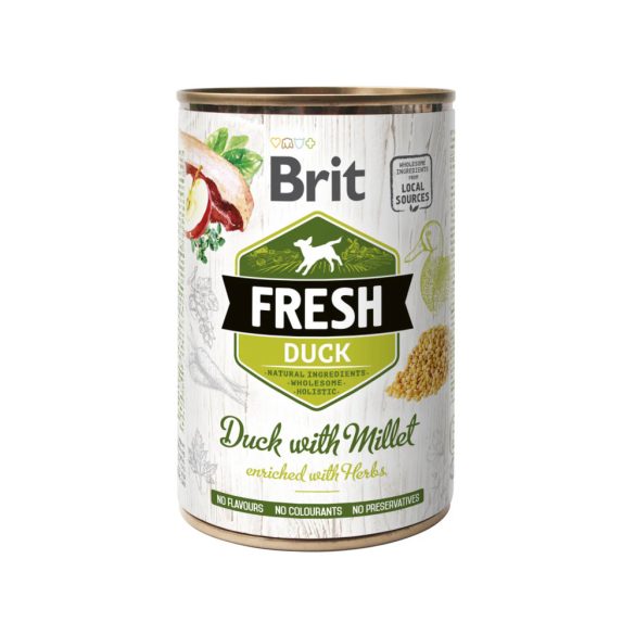 Brit Fresh konzerv 6x400 g KACSA KÖLESSEL