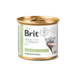 Brit GF Veterinary Diets CAT Diabetes konzerv 6x200g
