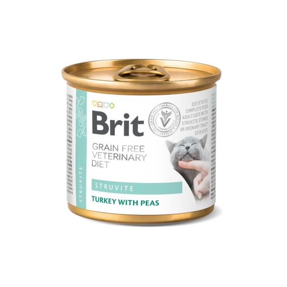 Brit GF Veterinary Diets CAT Struvite konzerv 6x200g