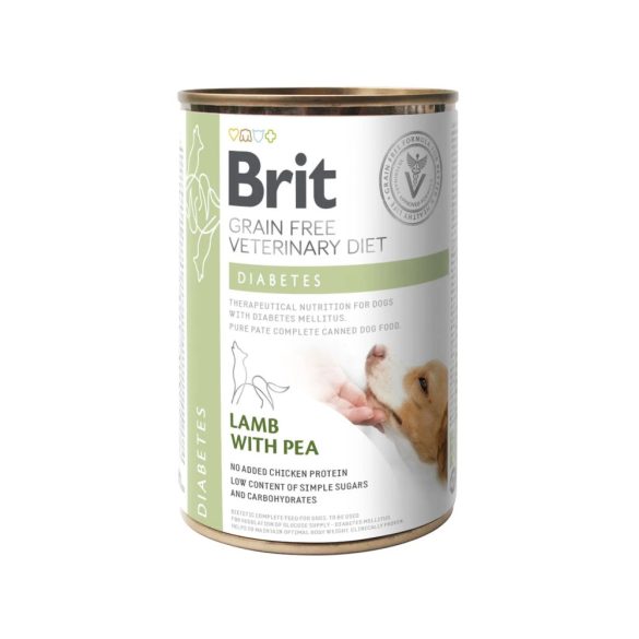 Brit GF Veterinary Diets Dog Diabetes konzerv 6x400g
