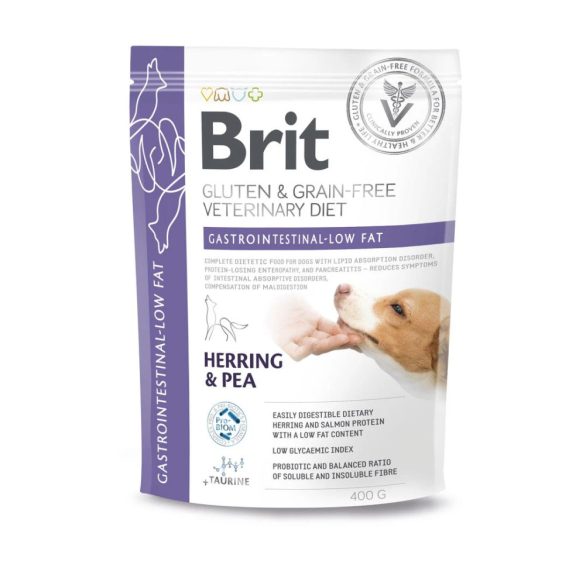 Brit GF Veterinary Diets Dog Gastrointestinal-Low fat 0,4 kg