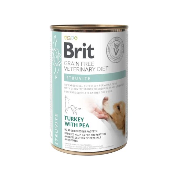 Brit GF Veterinary Diets Dog Struvite konzerv 6x400g