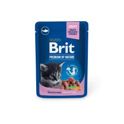 Brit Premium Cat Gravy KITTEN FEHÉR HAL 