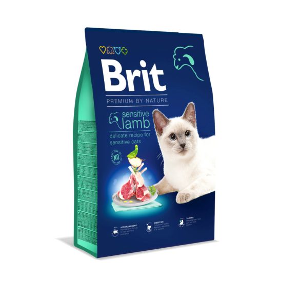 Brit Premium by Nature Cat SENSITIVE Lamb BÁRÁNY 1,5 kg