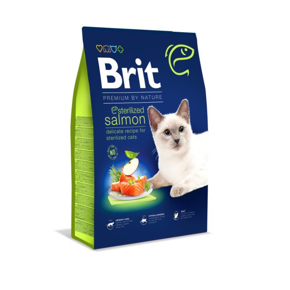 Brit Premium by Nature Cat STERILIZED Salmon 1,5 kg