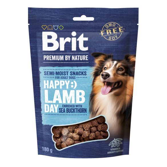 BRIT Premium by Nature Félnedves jutalomfalat kutyáknak (Bárányhús & homoktövis) 180 g